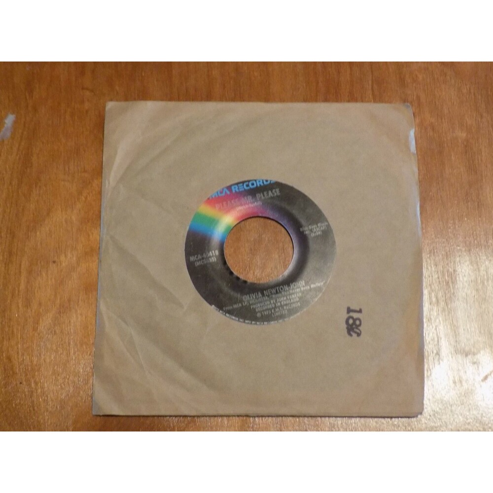 Olivia Newton-John Please Mr. Please / And In The Morning 45 RPM records
